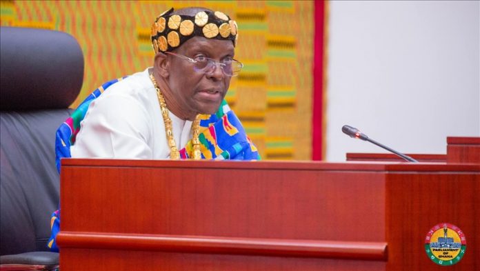 Speaker Alban Bagbin announces Parliament adjourned indefinitely amid NPP and NDC tensions.