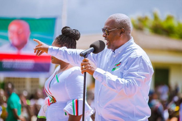 John Mahama firmly reiterated his opposition to engaging in a debate with Dr. Mahamudu Bawumia